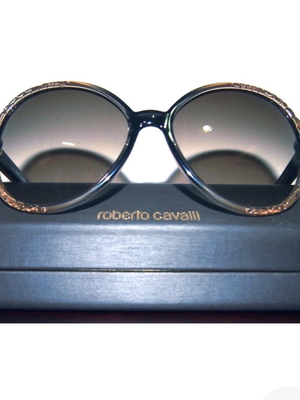 Roberto Cavalli Maria pearl blue glasses rx lenses for magnification